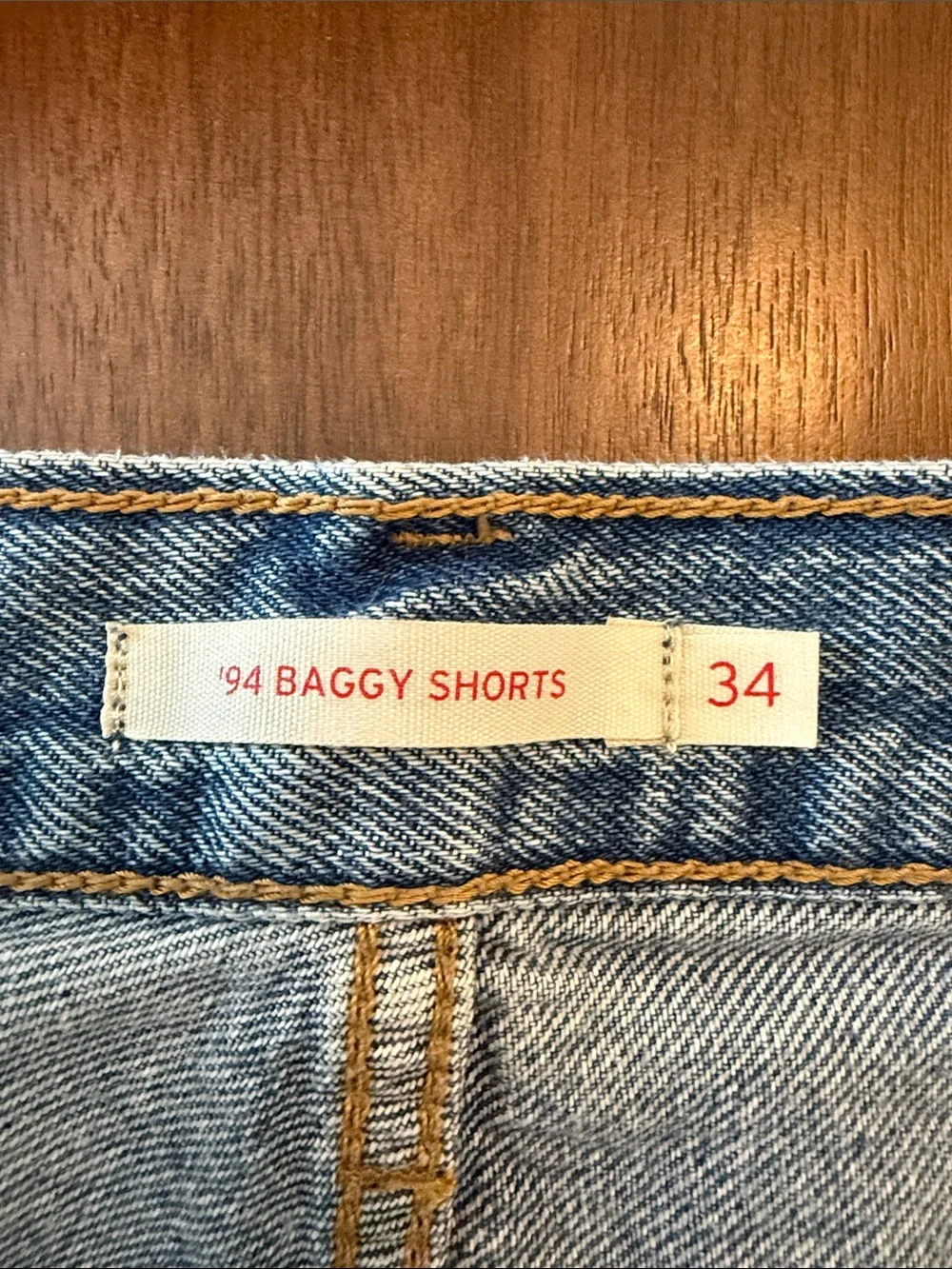 Levi's Light Blue Denim Jean Shorts